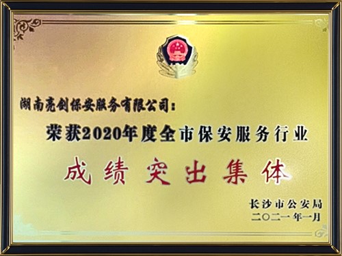 成績突出集體2020年度